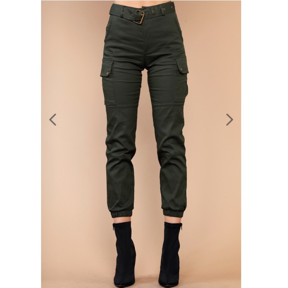 Olive Green Cargo Pants